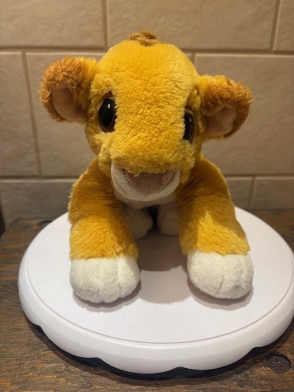 Authentic Mattel Disney The Lion King Floppy Simba Plush Toy Vintage 1993 11"